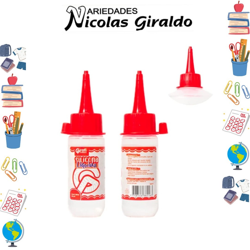 Silicona liquida x30ml graficolors CAJA X24
