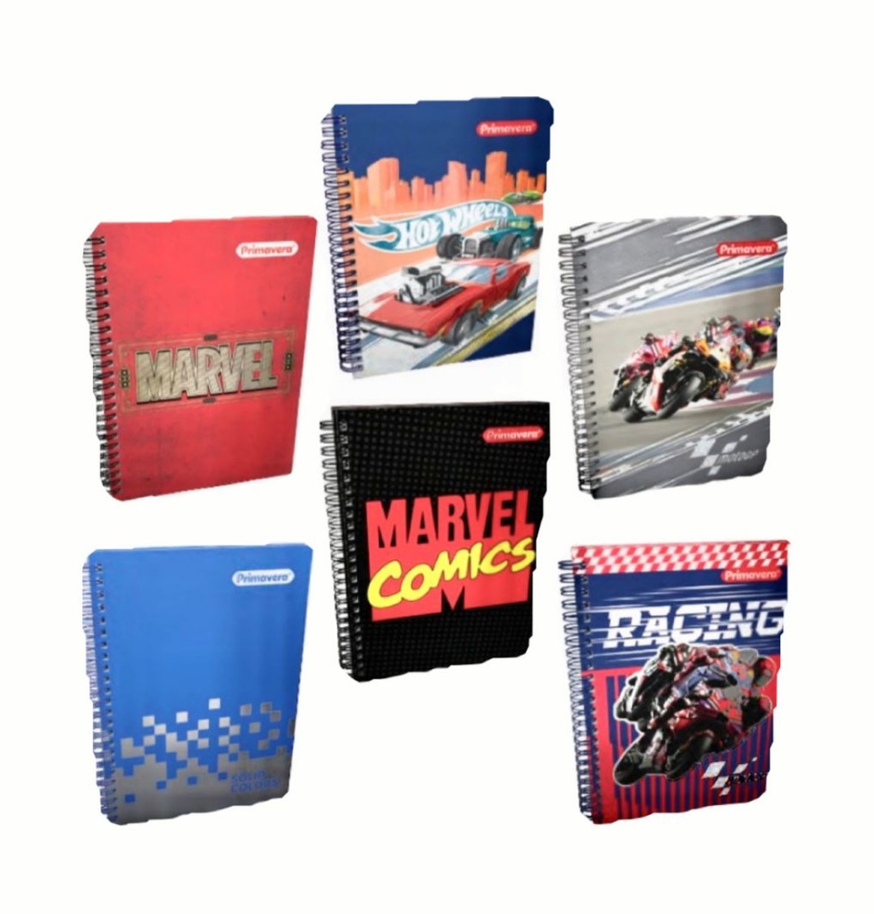 Libreta primavera mediana masculina PQT X12