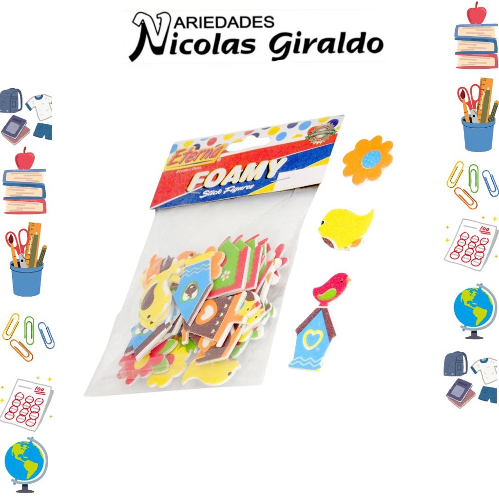 Figura foamy pajaros PQT X12