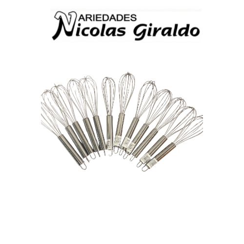 Batidor manual mediano 23CM PQT X12