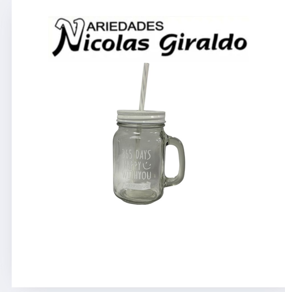 Vaso pitillo vidrio cuadrado transparente