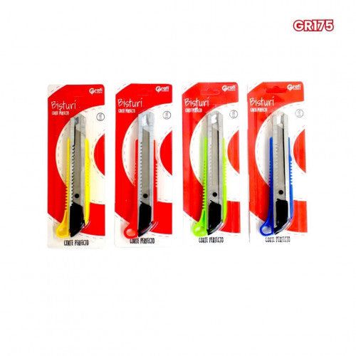 Bisturi encartonado semi grande graficolors PQT X12