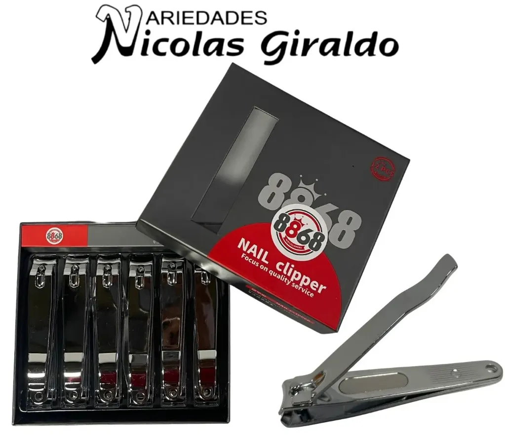 Corta uñas jumbo liso caja x12  