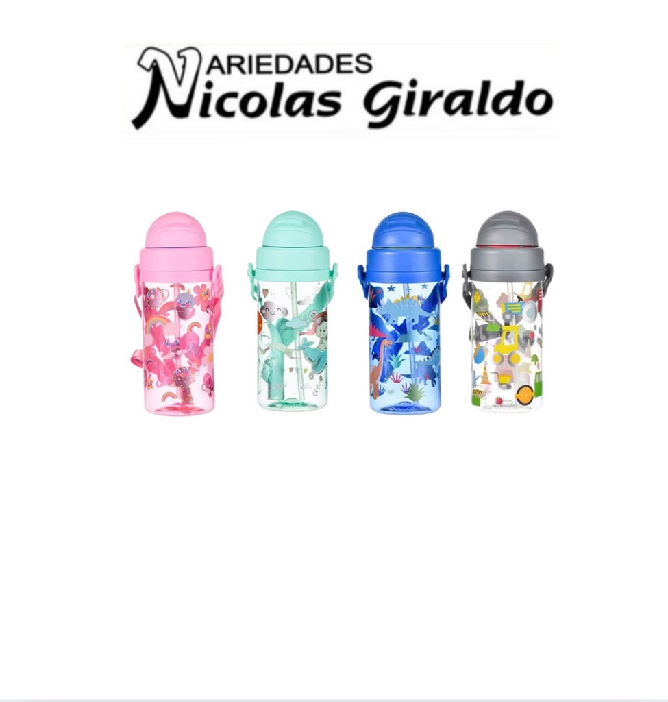 @Termo infantil fino estampado 450ml 