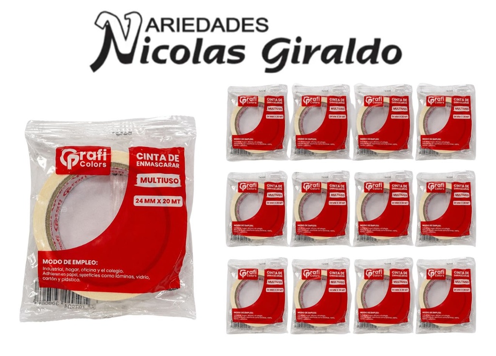 Cinta enmascarar 1 " grande graficolors PQT X12