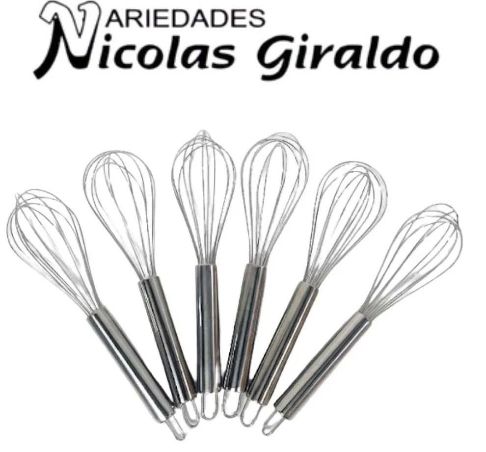 [CNG-060] Batidor manual pequeño 22 cm pqt x12