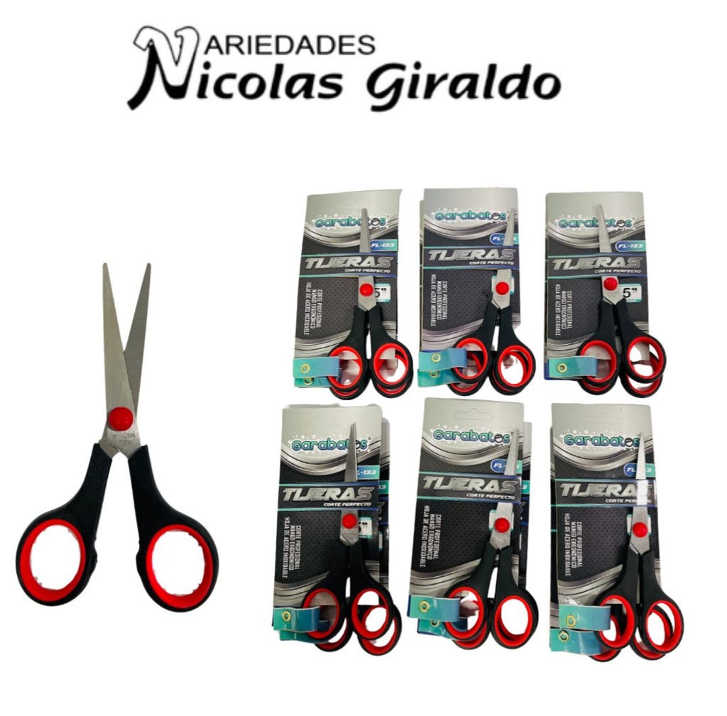 Tijera garabato carton pequeña #5 caja x12 (SCISSORS)