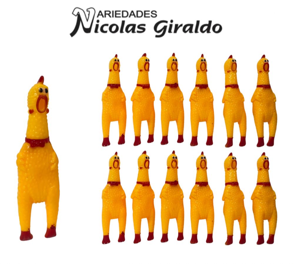 Pollo chillon pequeño pqt x12 