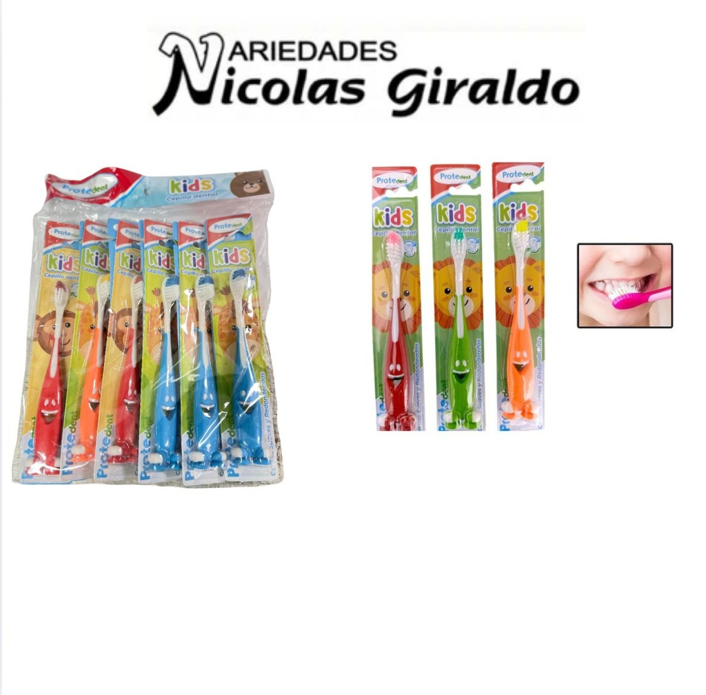 Cepillo dental infantil protedent  