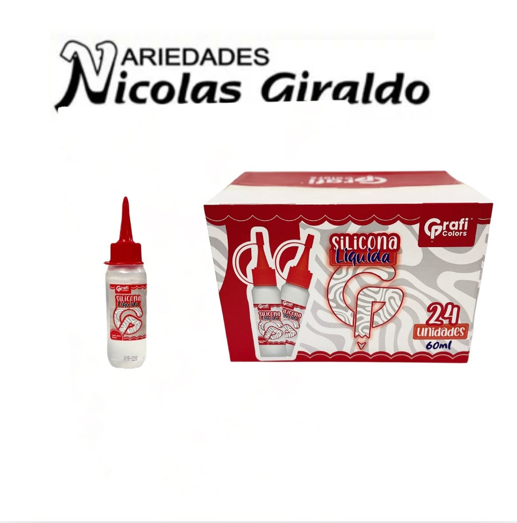 Silicona liquida x60ml graficolors cj x24