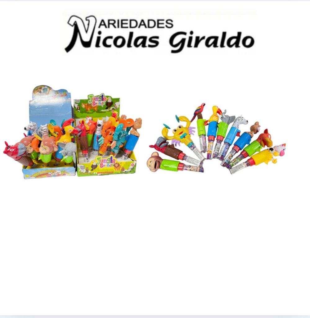 Dulce juguete animales surtidas