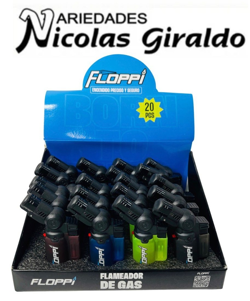 [FL-FP25] Flameador gas floppi pequeño caja x20