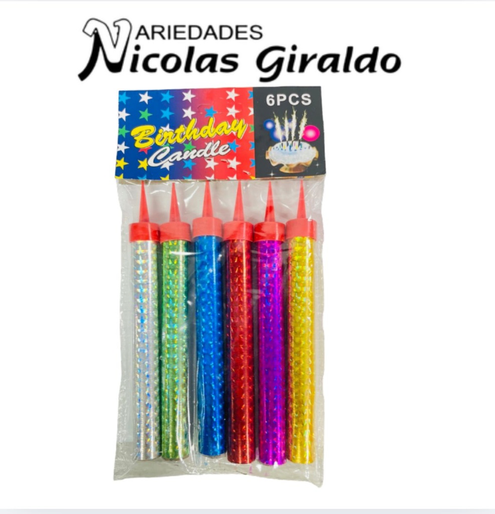 [FLC1260] Vela volcan 12cm x6 fina  