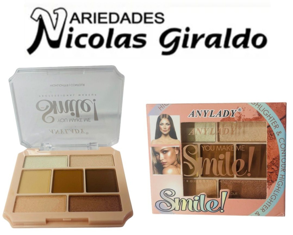 [AN8302] Sombra dama palette 7 tonos (8213) 