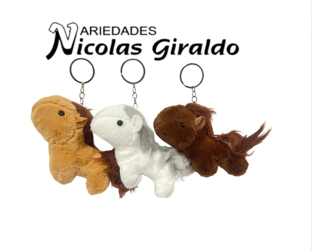Peluche llavero caballo pequeño 