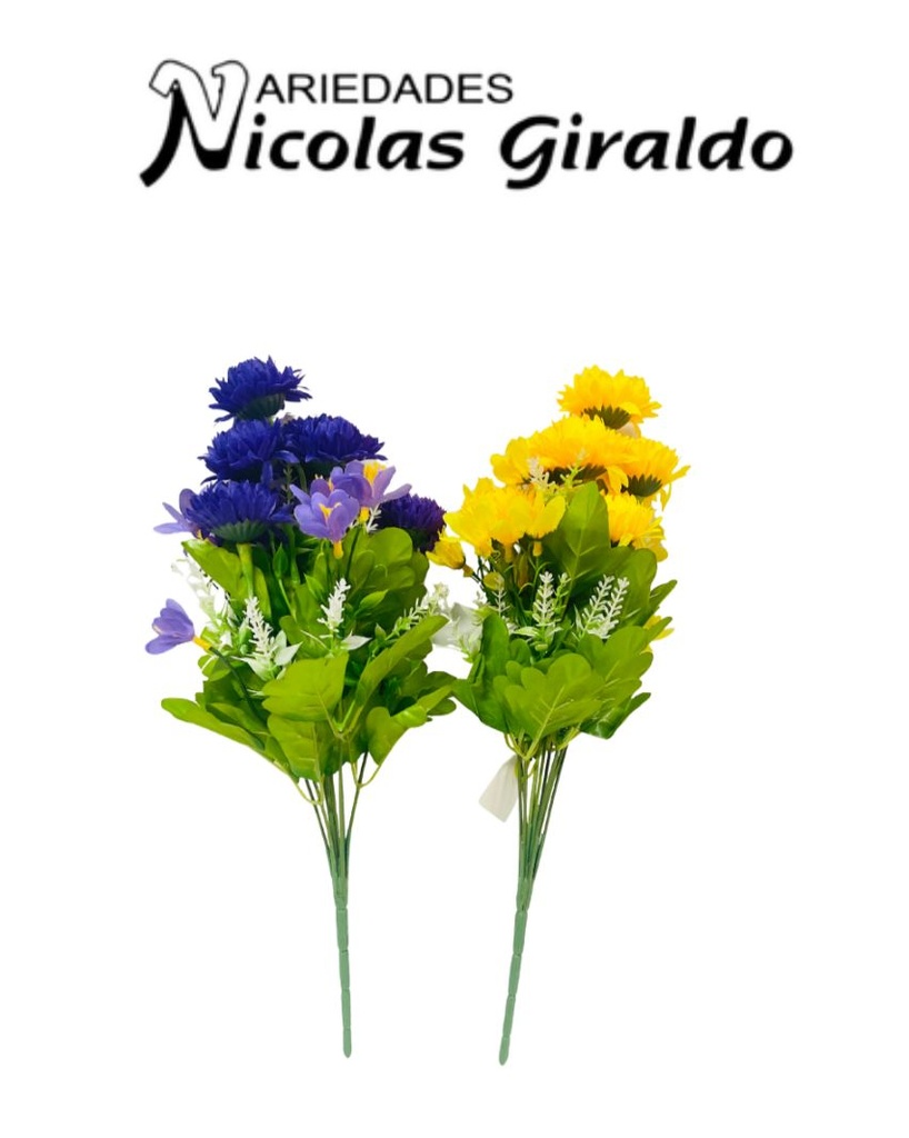 Flor ramo x10 tallos surtida 