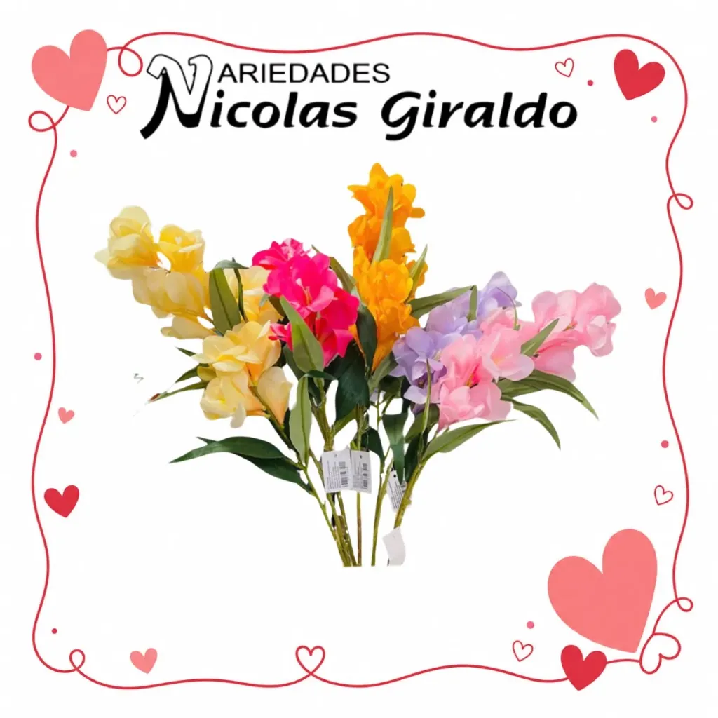 Flor ramo larga x3 tallos 