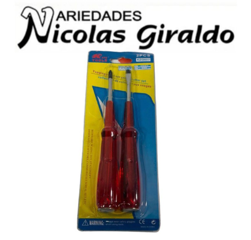 Destornillador acetato x2 