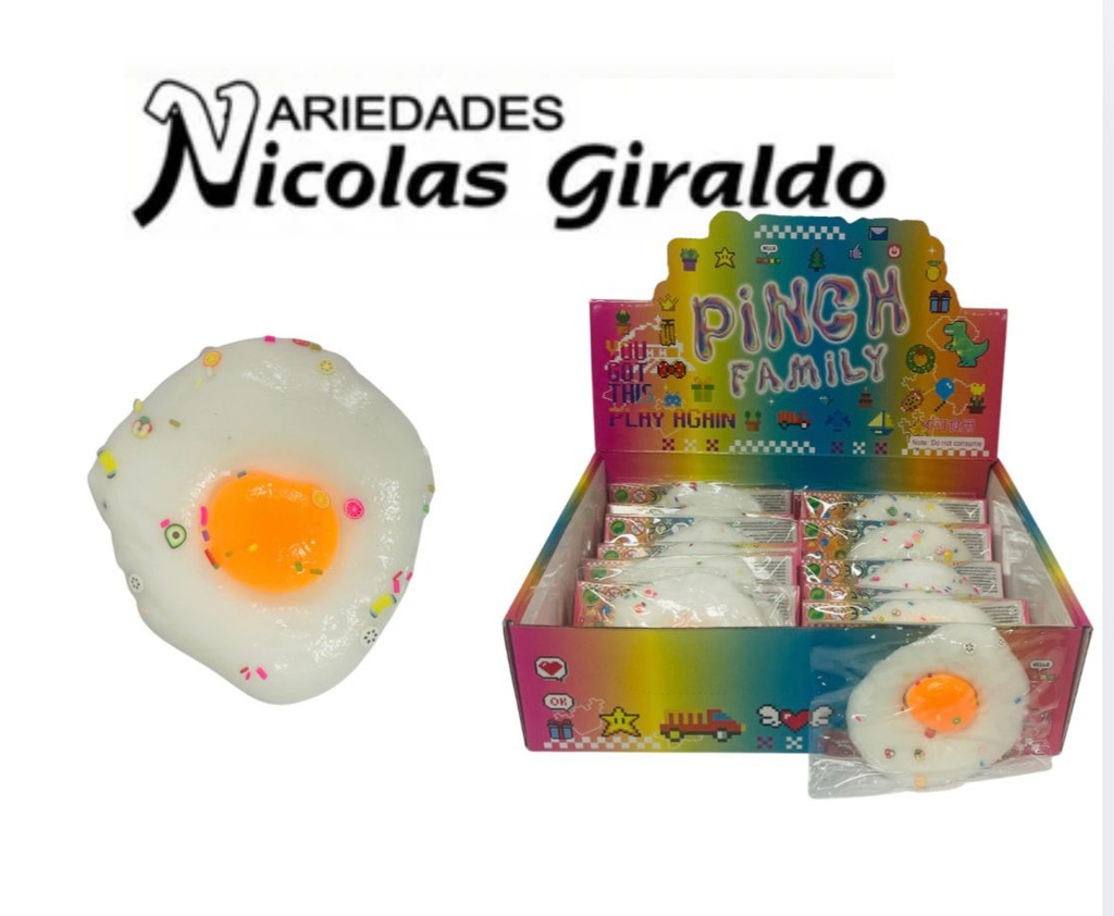 Squizzy huevo fino en bolsa CJ X16