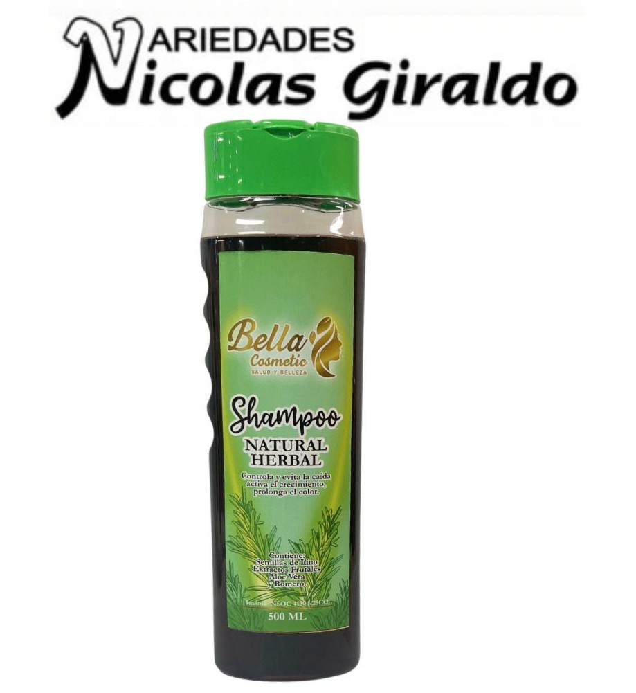 Shampoo bella cosmetic x500ml natural herbal  
