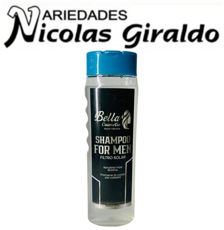 Shampoo bella cosmetic x500ml for men