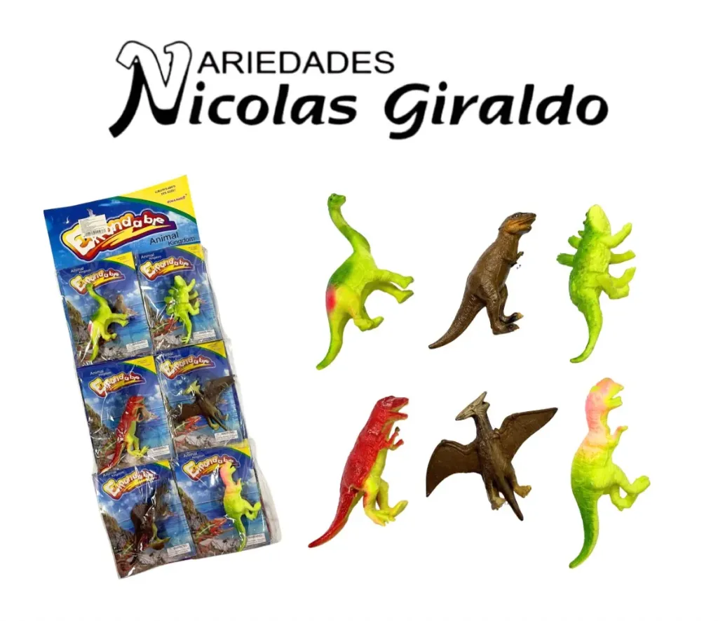 Animal crece en el agua dinosaurios grande x6 