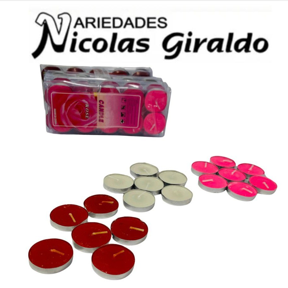 Vela flotante con aroma x10 pqt x12