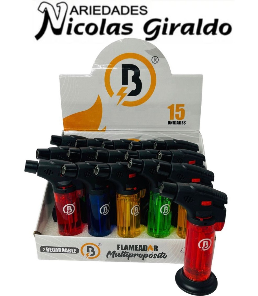 Flameador gas bengala mediano caja x15 