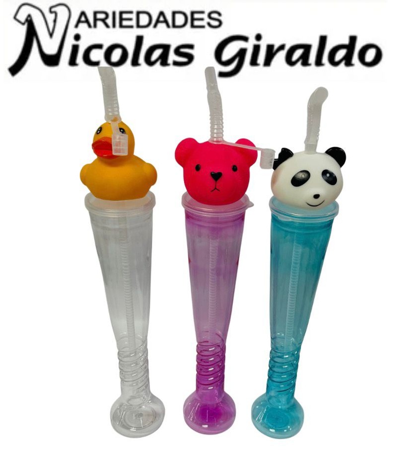 Termo piñatero largo tapa animales 