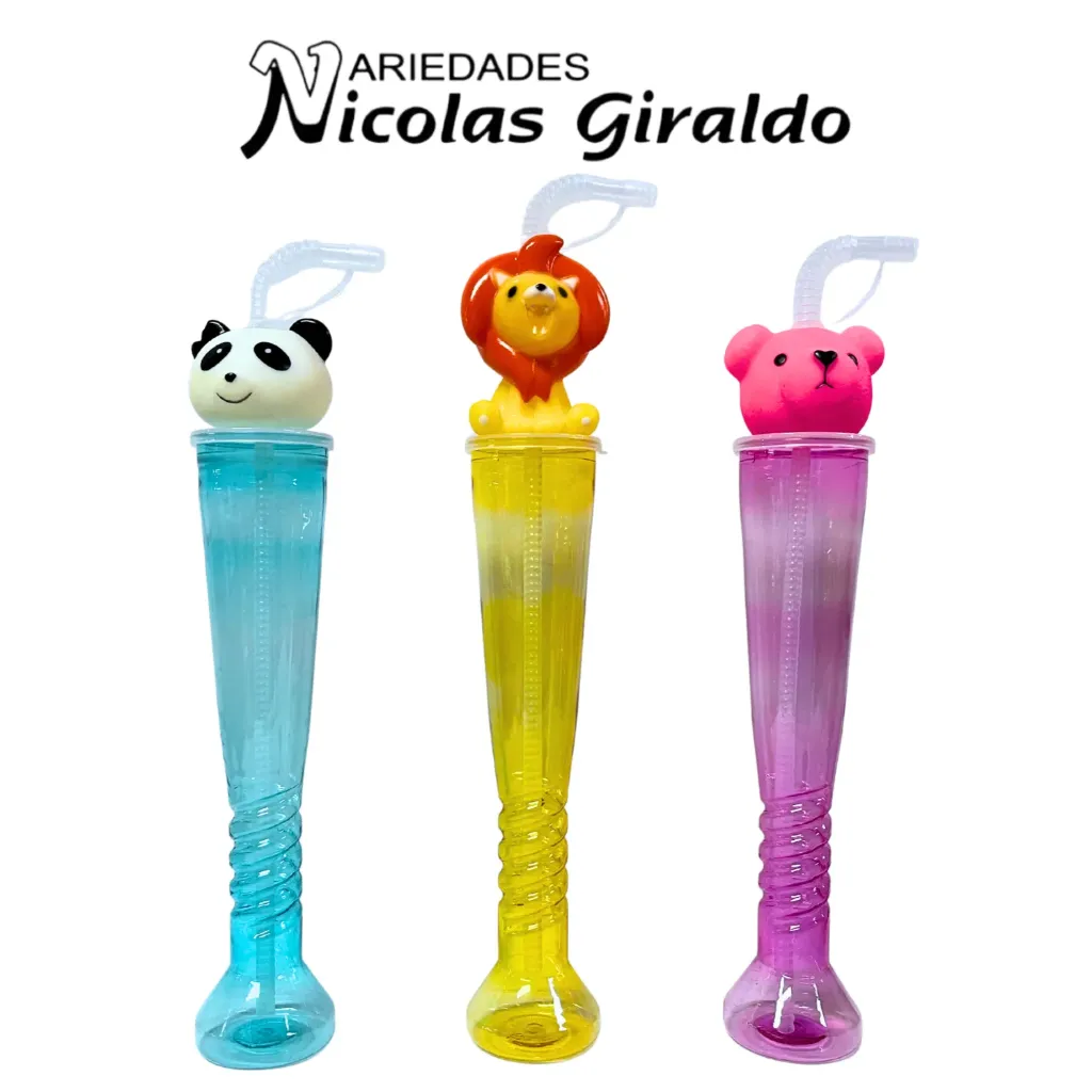 [YDK09] Termo piñatero largo tapa animales 