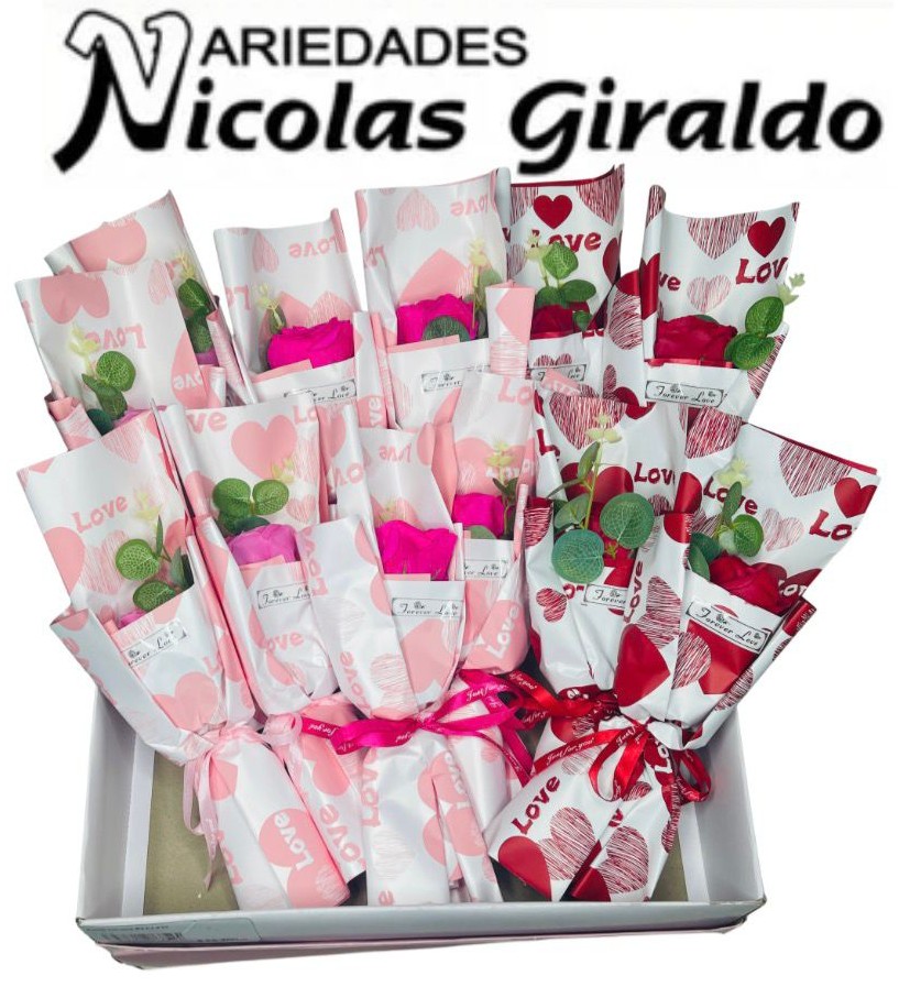 Rosas estuche X1 CJ X12