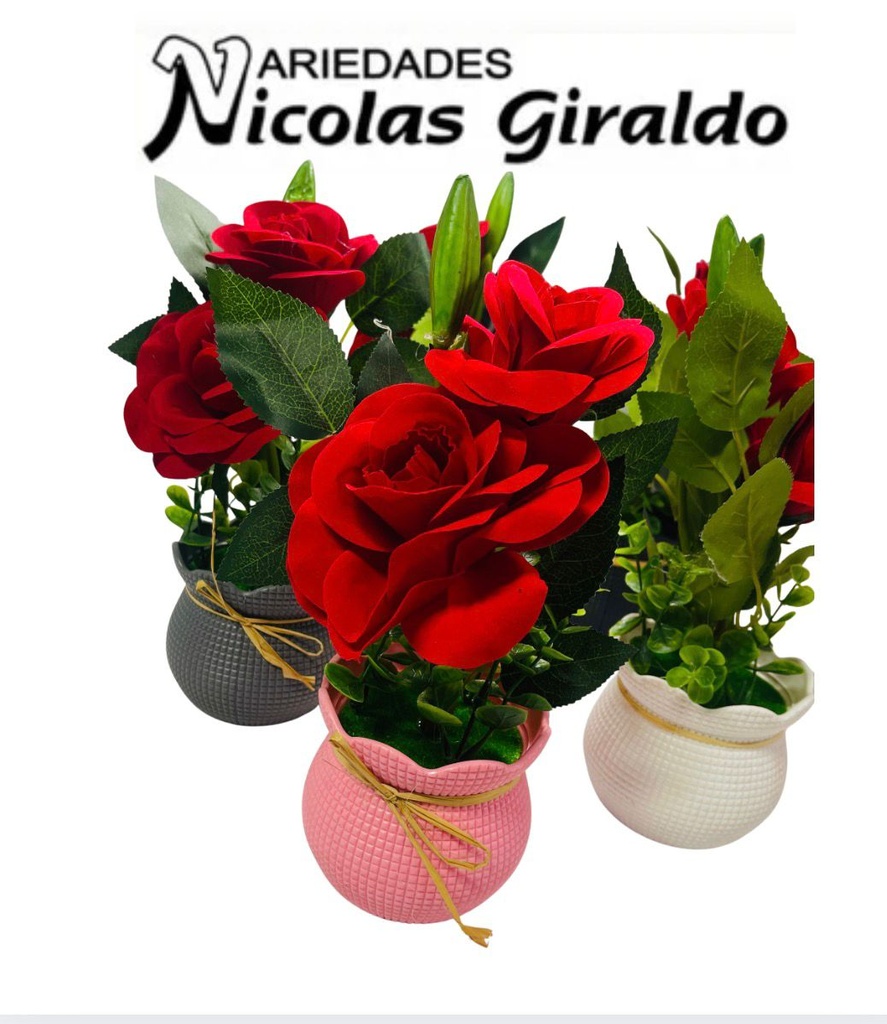 Matera colores flor artificial  