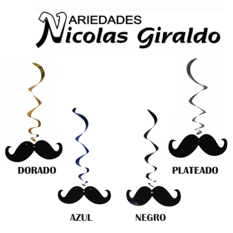 [DM7050] Espiral mostacho x3