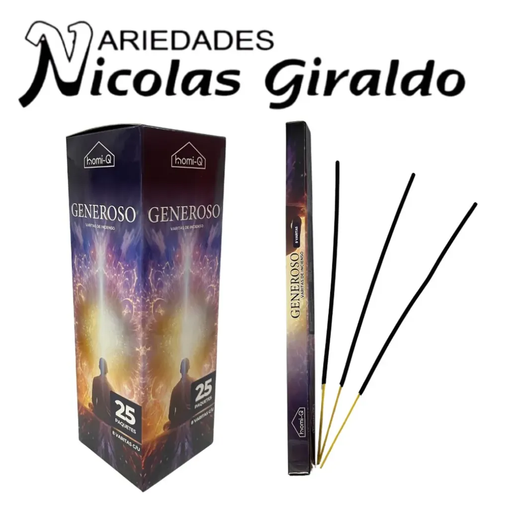 Incienso homi-q x25 cajas generoso HQ300