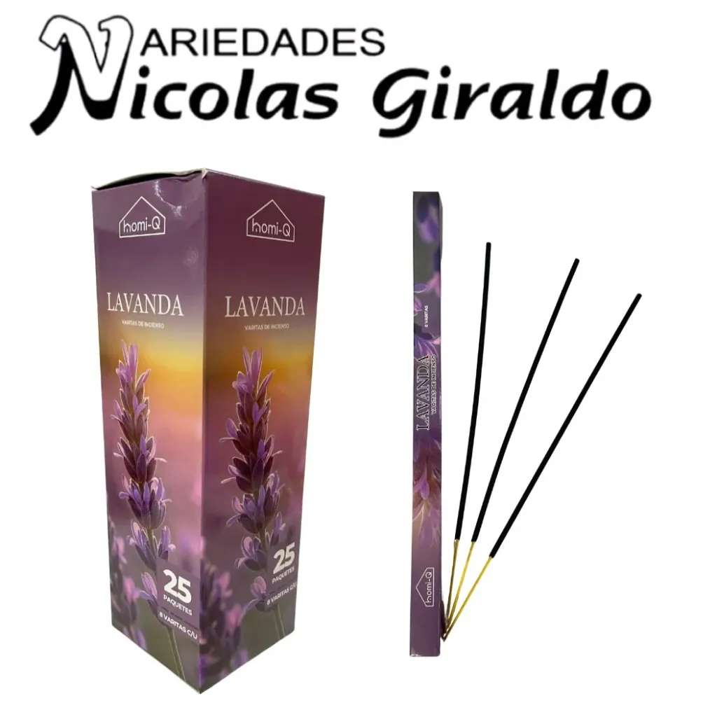 Incienso homi-q x25 cajas lavanda HQ315