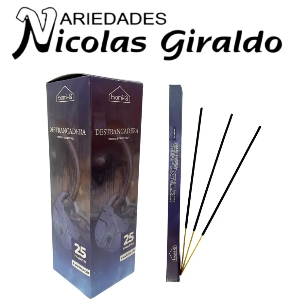 Incienso homi-q x25 cajas destrancadera HQ321