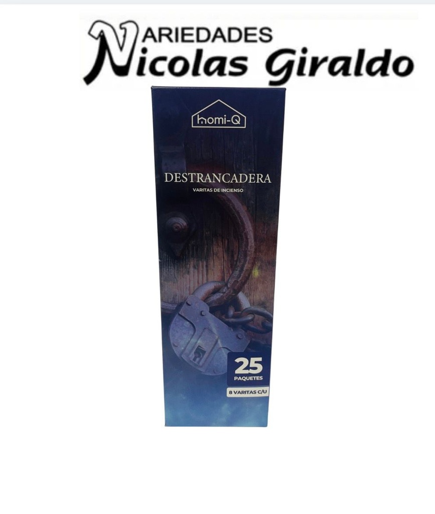 Incienso homi-q x25 cajas destrancadera HQ321
