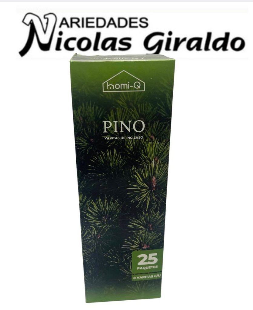[HQHOMI-Q] Incienso homi-q x25 cajas pino HQ316