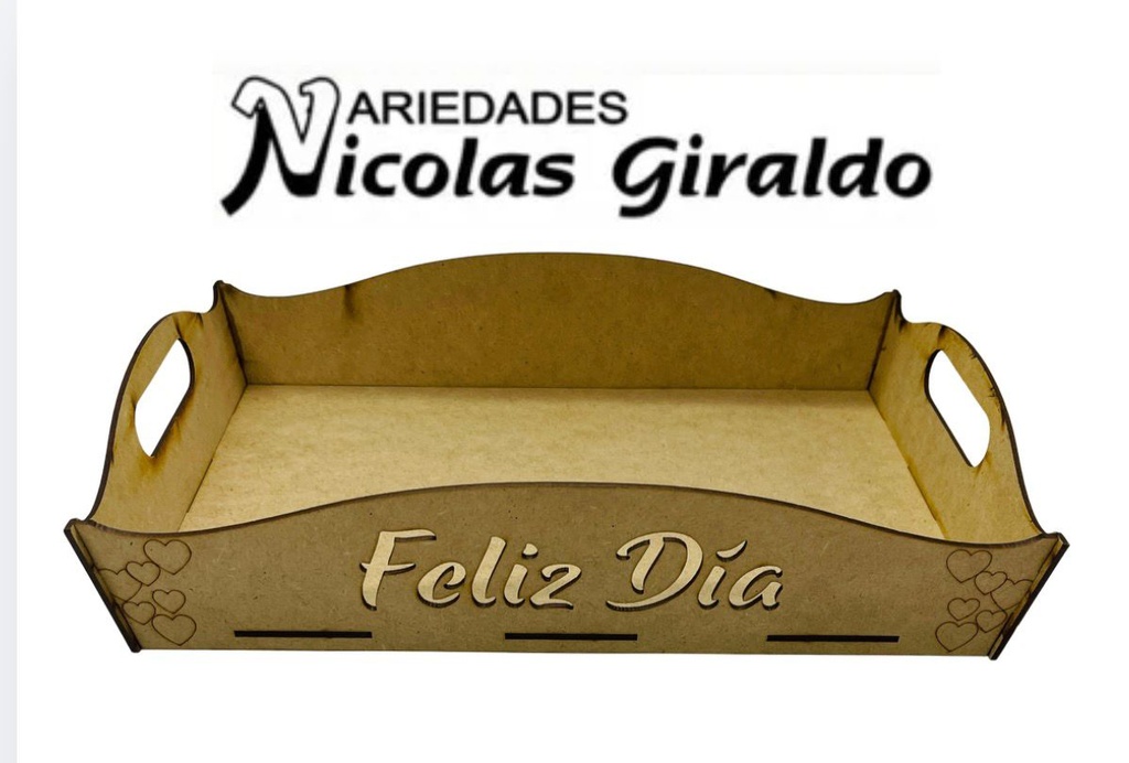 bandeja desayuno laser 