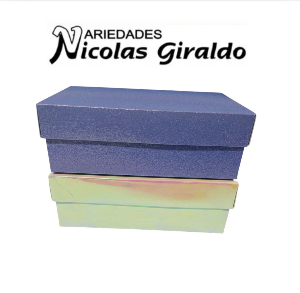 [MF12391] Caja regalo pequeña metalizada sin mensaje 