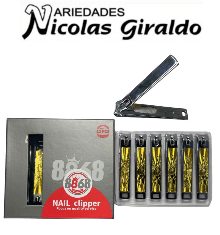 [ZM25-1036] Corta uñas jumbo estampado caja x12 