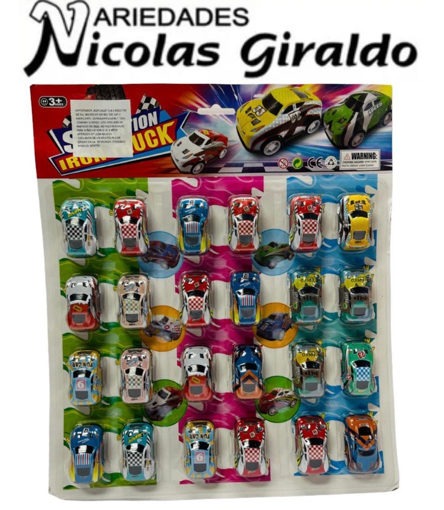 @Carro coleccion mini carton x24