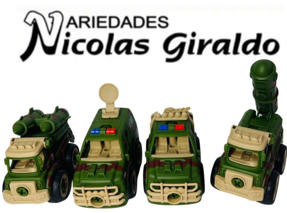 Carro militar didactico x4