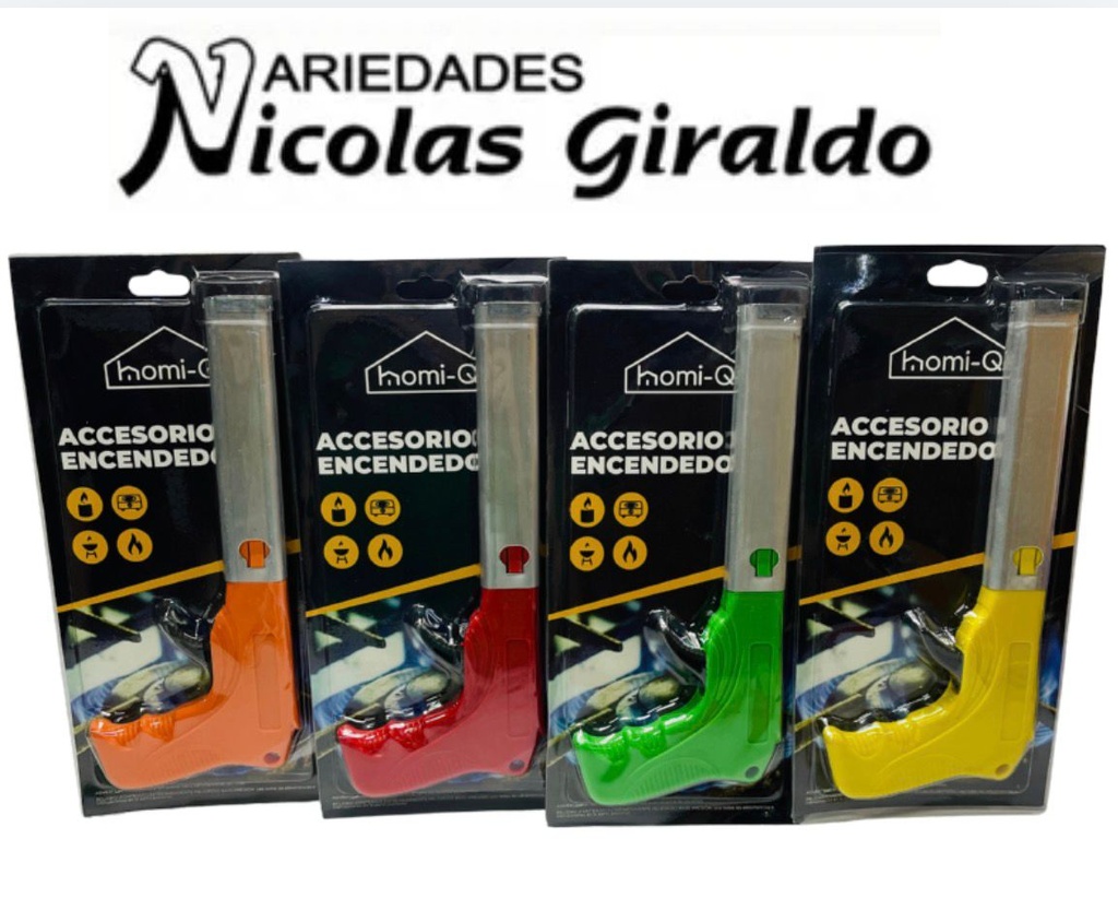 Encendedor pistola carton Homi-q