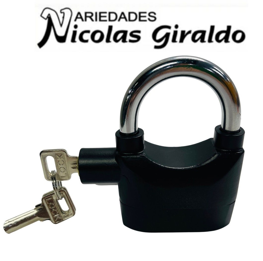 Candado con alarma