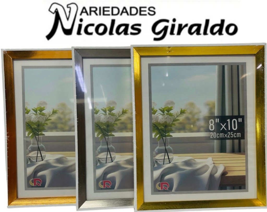 Porta retrato grande 8x10 acetato  