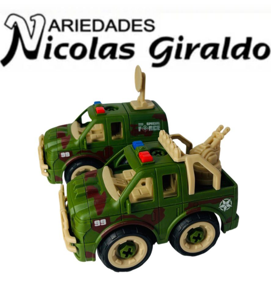 Carro militar didactico x2