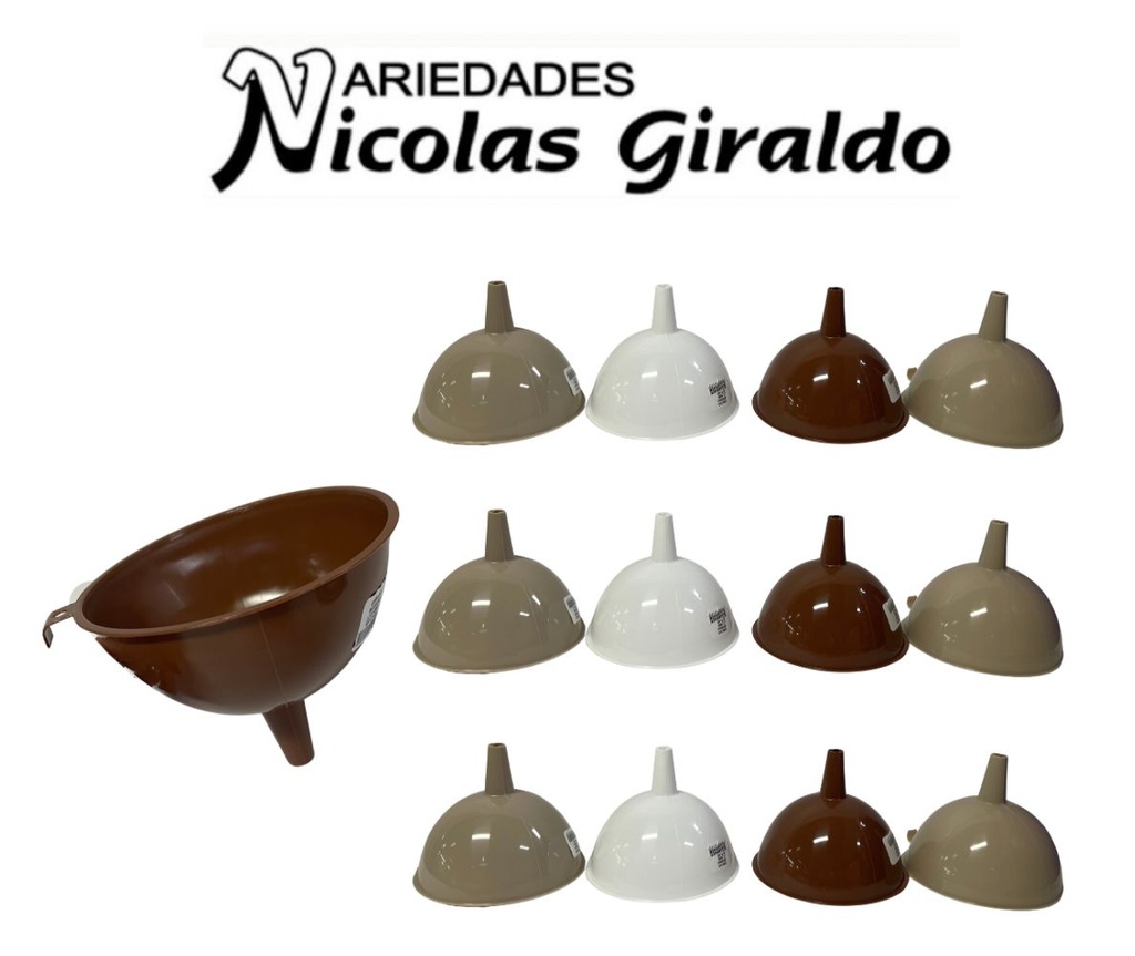 Embudo mediano mundiplas pqt x12