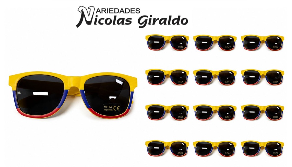 [PTQ1900] Gafas de sol Colombia X12