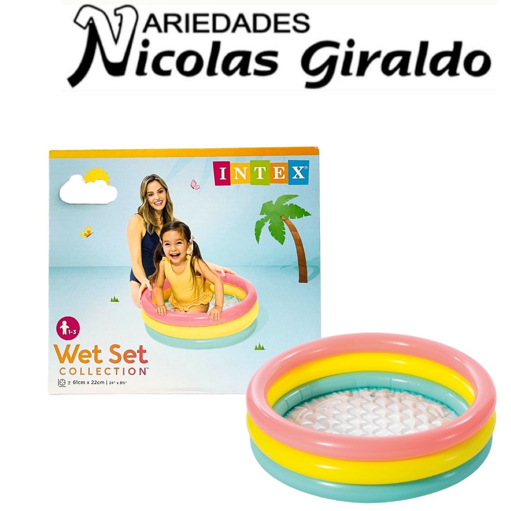 Piscina inflable intex mini  61m x22cm  